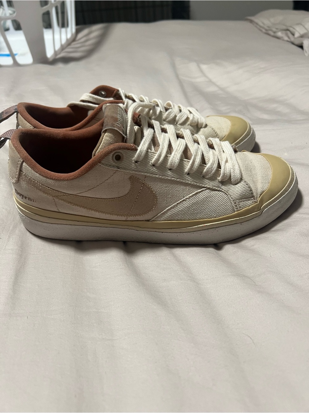 Nike SB x Doyenne Skateboards Blazer Low Coconut Milk Size 8